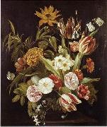 Floral, beautiful classical still life of flowers 016 unknow artist